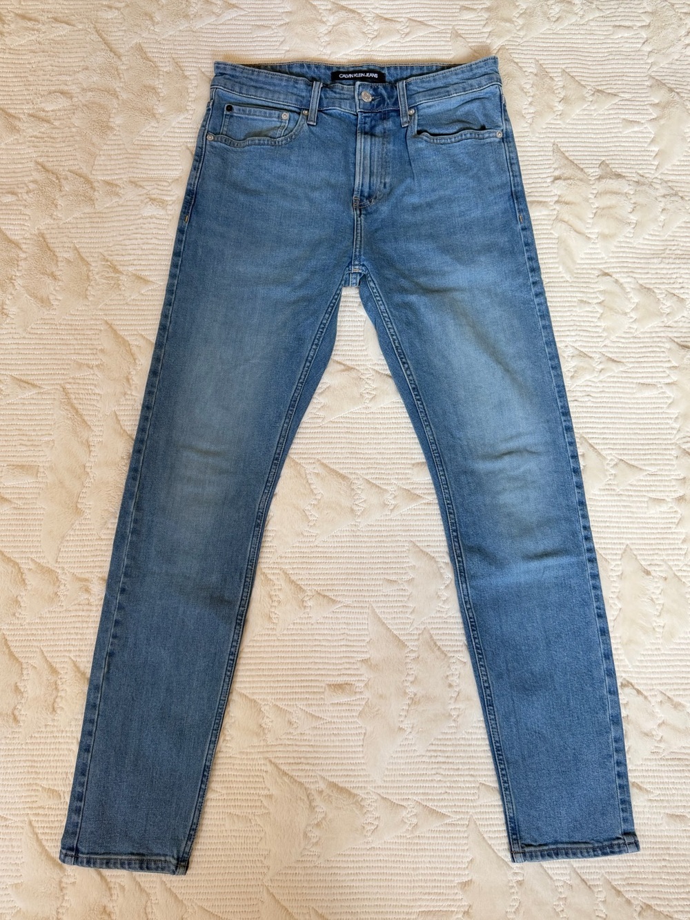 Calvin Klein Jeans Men Skinny Light Blue Denim